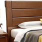 Traditional Metal Panel Rectangular with Headboard Standard Bed