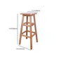 Modern Armless Backless Counter Stool Wood Bar Stool with Footrest Clearhalo 'Bar Furniture' 'Bar Stools' 'bar_stools' 'furniture_bar_stools' 'Kitchen & Dining Furniture' 'kitchen&dining_furn' 'kitchen' 'kitchen_furn' Furniture' 1200x1200_29c2411b-4898-4a90-8162-1ace15b63678