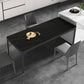 Modern Style Sintered Stone Dining Room Dinner Kitchen Table Black Rectangle Table Clearhalo ' dining_table' 'Dining Tables & Seating' 'Dining Tables' 'Furniture' 'furniture_dining_table' 'Kitchen & Dining Furniture' 'kitchen&dining_furn' 'kitchen' 'kitchen_dining_table' 1200x1200_29c2f359-50ea-4d7c-920a-307c8882315d