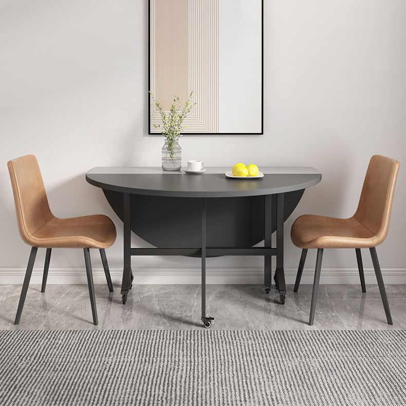 47'' Foldable Artificial Wooden Dining Table Extendable Round Table with Trestle Base Clearhalo ' dining_table' 'Dining Tables & Seating' 'Dining Tables' 'furn' 'furn_dining_table' 'Furniture' 'furniture_dining_table' 'Kitchen & Dining Furniture' 'kitchen&dining_furn' 'kitchen' 'kitchen_dining_table' 1200x1200_29c37c59-b732-4310-82ae-88ffddcf2805