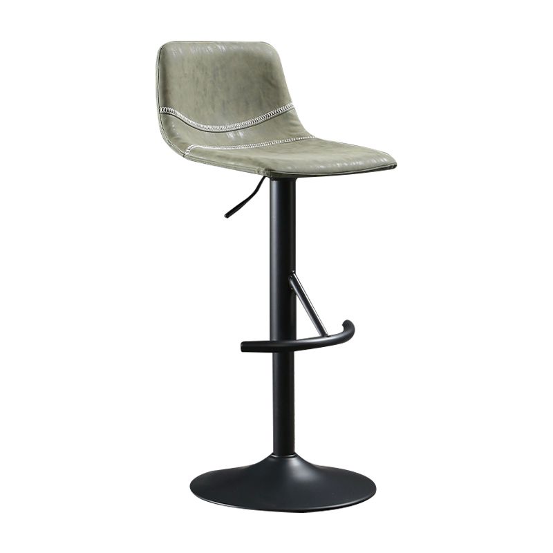 Modern Metal Dining Kitchen Room Armless Stool Low Back Bar Stool Clearhalo 'Bar Furniture' 'Bar Stools' 'bar_stools' 'furn' 'furn_bar_stools' 'Furniture' 'furniture_bar_stools' 'Kitchen & Dining Furniture' 1200x1200_29c63a9f-d2b9-4415-bb09-4cf99799684c