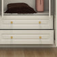 Contemporary Wooden Wardrobe Soft Close Drawer Wardrobe Closet for Bedroom