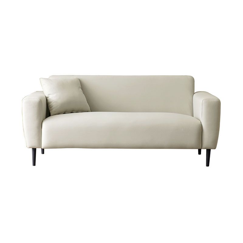 Modernism Square Arm Sofa 3-Seater 29.13" D x 27.56" H Loveseat Clearhalo 'furn' 'furn_sofas' 'Furniture' 'furniture_sofas' 'kitchen' 'kitchen_sofas' 'Living Room Furniture' 'Sofa' 'sofas' 1200x1200_29c7fdde-7cd2-4371-8d7d-408f081acd50