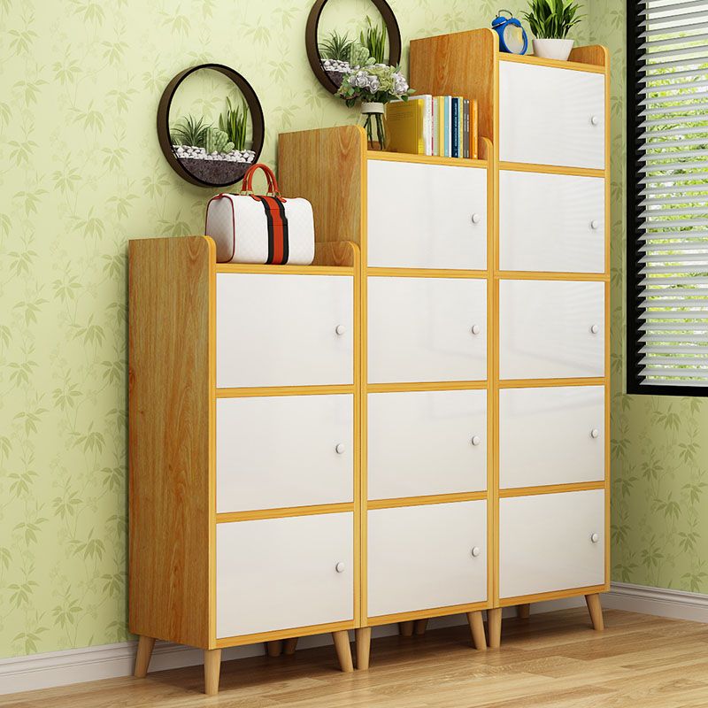 Contemporary Standard Bookcase Manufactured Wood Shelf with Doors for Home Office Clearhalo 'Bookcases' 'furn' 'furn_bookcases' 'Furniture' 'furniture_bookcases' 'kitchen' 'kitchen_bookcases' 'Living Room Furniture' 'Office Furniture' 1200x1200_29c9a795-86d1-4f8c-a743-5492c8002be0