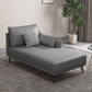 Nordic Style Faux Leather Chaise Recessed Arms Chaise in Solid Color Clearhalo 'Chairs & Seating' 'Chaise Lounge' 'chaise_lounge' 'furn' 'furn_chaise_lounge' 'Furniture' 'Living Room Furniture' 1200x1200_29c9f56a-bba5-46dc-a77c-69e94e4a0535