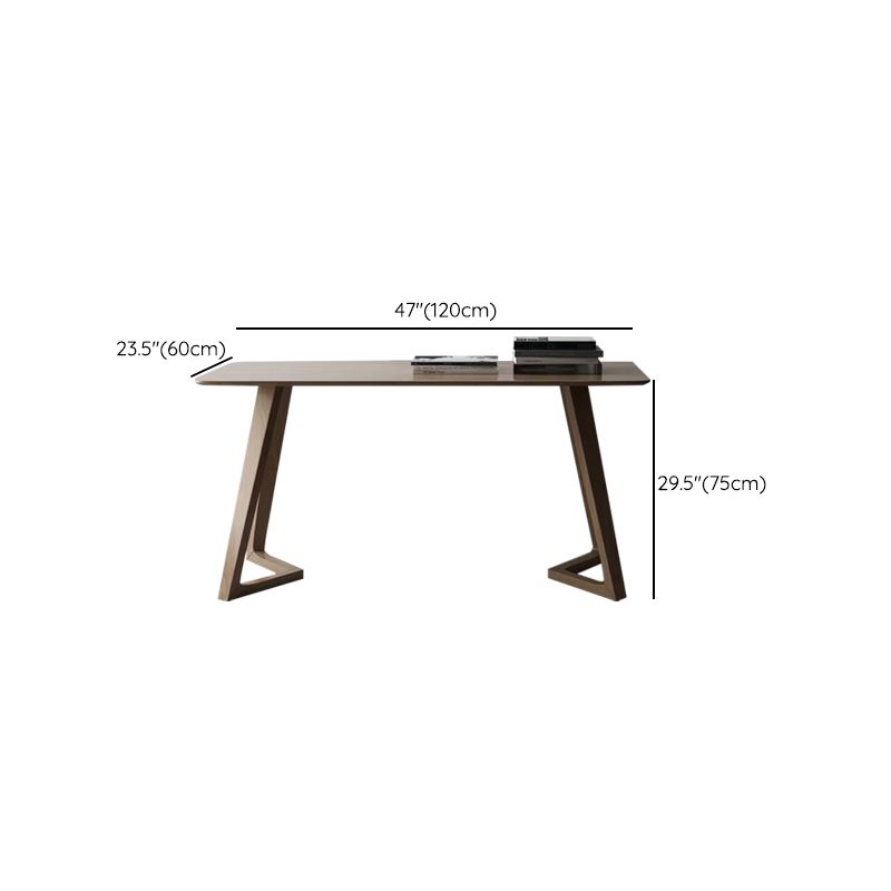 Bureau de bureau massif de style moderne Bureau rectangulaire Home Writing Desk