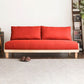 Contemporary Armless Seating with Pillows Reclining Sofa 30.7" Wide
