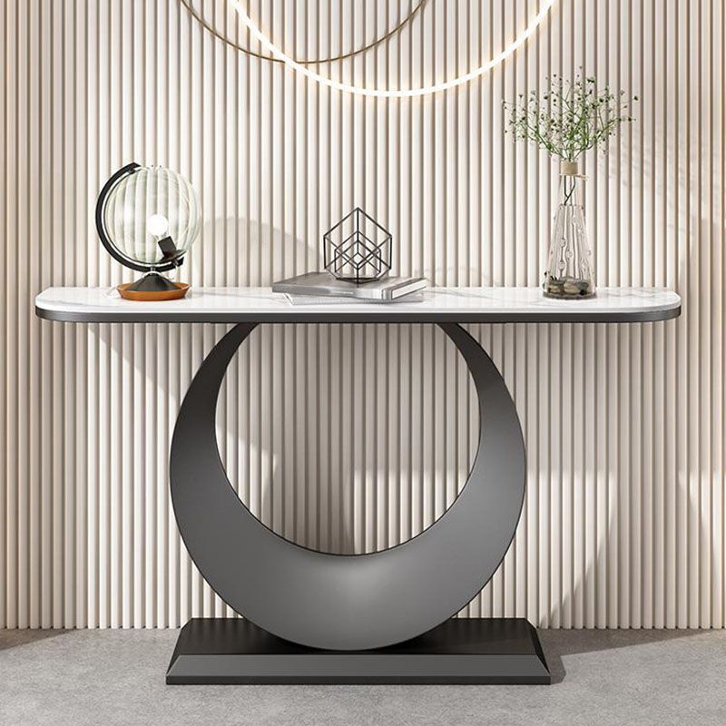 Mesa de acento de la consola moderna de 31.5 pulgadas de altura para el salón