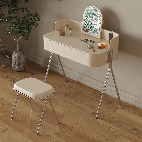 Wood Standing Makeup Vanity Set Modern Makeup Vanity with Metal Base Clearhalo 'Bedroom Furniture' 'furn' 'furn_makeup_vanities' 'Furniture' 'Makeup Vanities' 'makeup_vanities' 1200x1200_29d213e7-b76f-499a-a180-3740e08ae104