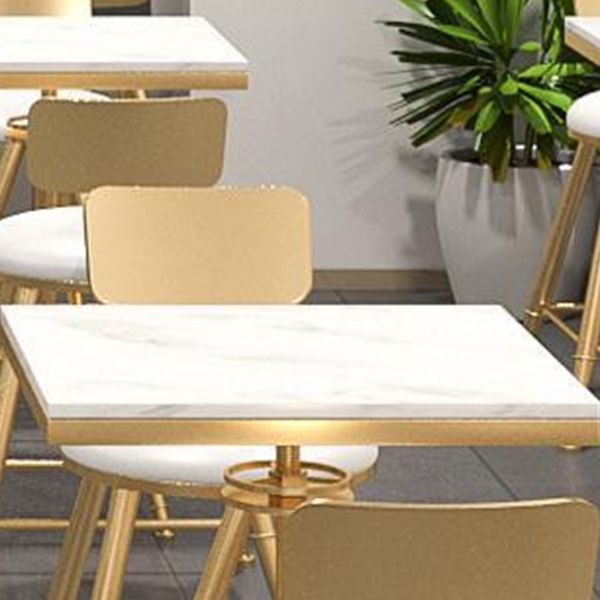 Glam Style Bar Table Set 1/2/3 Pieces Bar Table with Metal Stools Clearhalo 'Bar Furniture' 'furn' 'furn_home_bar_bar_sets' 'Furniture' 'Home Bars & Bar Sets' 'home_bar_bar_sets' 'Kitchen & Dining Furniture' 1200x1200_29d435ae-474f-4dd3-9663-541da24c9ca0