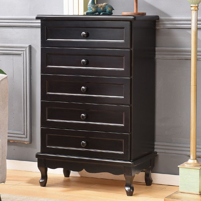 Vertical Wood Lingerie Chest Vintage Bedroom Storage Chest with Drawers Clearhalo 'Bedroom Furniture' 'Dressers & Chests' 'dressers_chests' 'furn' 'furn_dressers_chests' 'Furniture' 1200x1200_29d5faa4-6d75-44ad-baa4-2f336b10627e