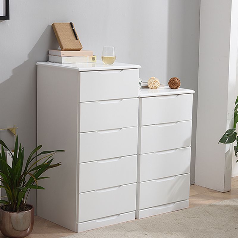 Eigentijdse slaapkamer opbergkist houten borst met laden