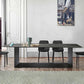 Metal Traditional Luxury Rectangle Table Sintered Stone Dining Table for Home Clearhalo ' dining_table' 'Dining Tables & Seating' 'Dining Tables' 'furn' 'furn_dining_table' 'Furniture' 'furniture_dining_table' 'Kitchen & Dining Furniture' 'kitchen&dining_furn' 'kitchen' 'kitchen_dining_table' 1200x1200_29d92c01-a9eb-4559-8a10-7bef82da022a