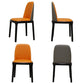 Faux Leather Industrial Dining Room Chair Matte Finish Solid Back Dining Chair Clearhalo ' kitchen&dining_furn' 'Dining Chairs' 'Dining Tables & Seating' 'dining_chair' 'furn' 'furn_dining_chair' 'Furniture' 'furniture_dining_chair' 'Kitchen & Dining Furniture' 'kitchen' 1200x1200_29d9e4a6-1057-4f35-8587-00748ffb1730
