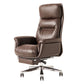 Contemporary Arm Chair Adjustable Seat Height Brown Leather Office Chair Clearhalo 'furn' 'furn_office_chair' 'Furniture' 'Office Chairs' 'Office Furniture' 'office_chair' 1200x1200_29daf0c4-36ac-4941-a3d1-61f71ee40c19