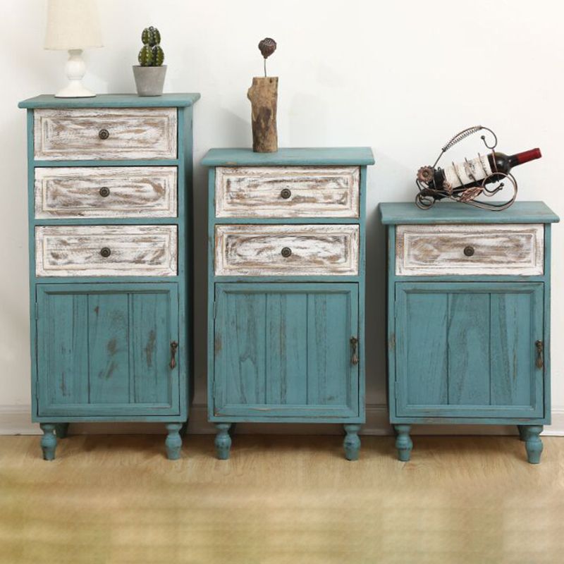 Industrial Turned Legs Accent Cabinet with Door and Drawers Storage Cabinet Clearhalo 'Cabinets & Chests' 'cabinets_chests' 'furn' 'furn_cabinets_chests' 'Furniture' 'Living Room Furniture' 1200x1200_29dd06b8-b342-473e-9b3c-67bfe828946a