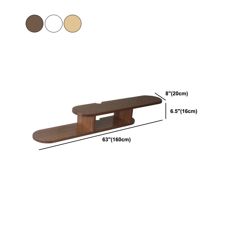 8" D Solid Wood TV Stand , Open Storage Floating TV Stand Console In 3 Colors Clearhalo 'furn' 'furn_tv_stands_entertainment_centers' 'Furniture' 'Living Room Furniture' 'TV Stands & Entertainment Centers' 'TV Stands & Media Storage Furniture' 'tv_stands_entertainment_centers' 1200x1200_29dd7b8f-aed5-4bb6-8fb9-76bc4c7d0614