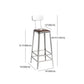Industrial Bristol Bar and Counter Stool Vintage Brown with Iron Clearhalo 'Bar Furniture' 'Bar Stools' 'bar_stools' 'furn' 'furn_bar_stools' 'furniture_bar_stools' 'Kitchen & Dining Furniture' 'kitchen&dining_furn' 'kitchen' 'kitchen_furn' Furniture' 1200x1200_29deb7db-1507-45c8-8856-359bee23204a