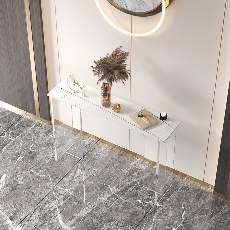 11.8" W Modern Console Accent Table Antique Finish Console Sofa Table Clearhalo 'Console Tables' 'console_tables' 'Entry & Mudroom Furniture' 'furn' 'furn_console_tables' 'Furniture' 1200x1200_29e52833-c1b0-485e-8a86-c0a94be8ddc4