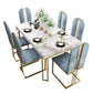 Metal Traditional Luxury Rectangle Indoor Table Sintered Stone Table with Metal Legs Clearhalo ' dining_table' 'Dining Tables & Seating' 'Dining Tables' 'furn' 'furn_dining_table' 'Furniture' 'furniture_dining_table' 'Kitchen & Dining Furniture' 'kitchen&dining_furn' 'kitchen' 'kitchen_dining_table' 1200x1200_29e9941b-3d23-42e0-8bab-466696dda667