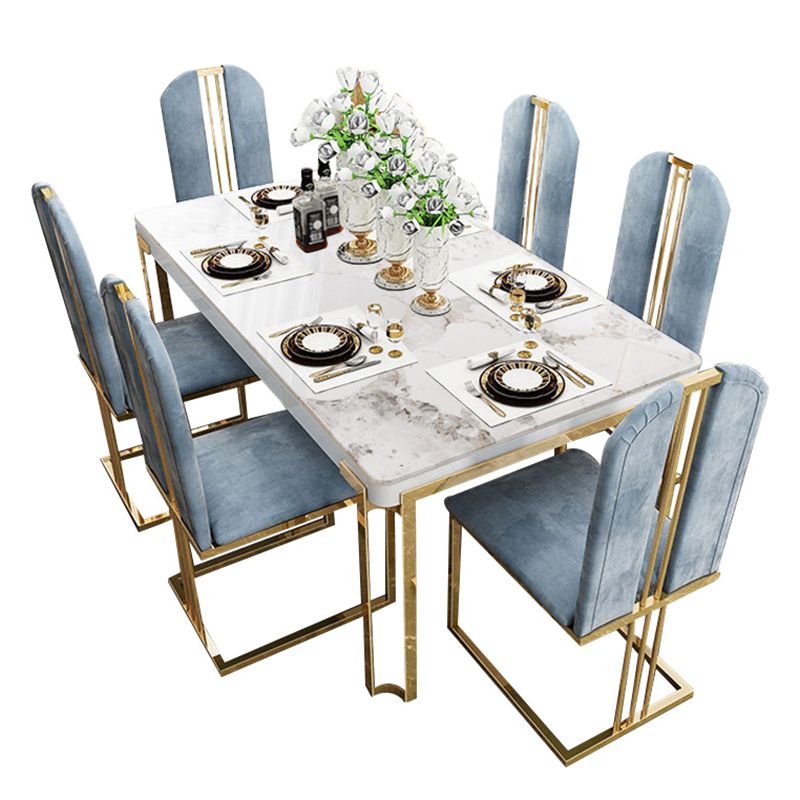 Metal Traditional Luxury Rectangle Indoor Table Sintered Stone Table with Metal Legs Clearhalo ' dining_table' 'Dining Tables & Seating' 'Dining Tables' 'furn' 'furn_dining_table' 'Furniture' 'furniture_dining_table' 'Kitchen & Dining Furniture' 'kitchen&dining_furn' 'kitchen' 'kitchen_dining_table' 1200x1200_29e9941b-3d23-42e0-8bab-466696dda667
