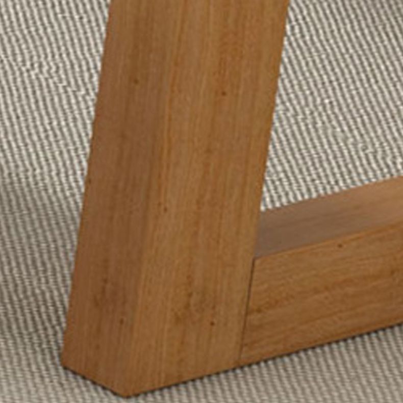 Pine Wood Dining Room Table Rectangle top Table with Sled Base