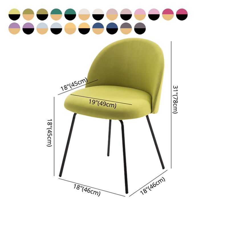 Scandinavian Upholstered Dining Side Chair Matte Finish Parsons Dining Chair Clearhalo ' kitchen&dining_furn' 'Dining Chairs' 'Dining Tables & Seating' 'dining_chair' 'furn' 'furn_dining_chair' 'Furniture' 'furniture_dining_chair' 'Kitchen & Dining Furniture' 'kitchen' 1200x1200_29eb6cc9-0275-4235-b775-3a1746507b74
