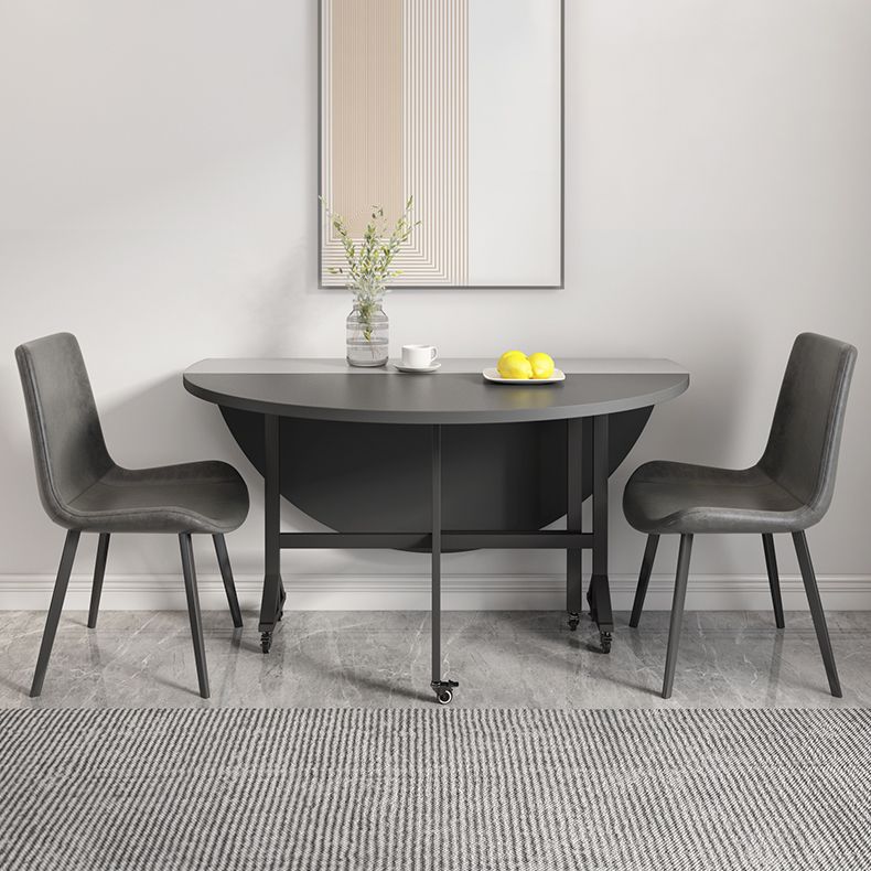 47'' Foldable Artificial Wooden Dining Table Extendable Round Table with Trestle Base Clearhalo ' dining_table' 'Dining Tables & Seating' 'Dining Tables' 'furn' 'furn_dining_table' 'Furniture' 'furniture_dining_table' 'Kitchen & Dining Furniture' 'kitchen&dining_furn' 'kitchen' 'kitchen_dining_table' 1200x1200_29ebe407-ca7d-4ce9-a7fa-321f1d7f7bfa