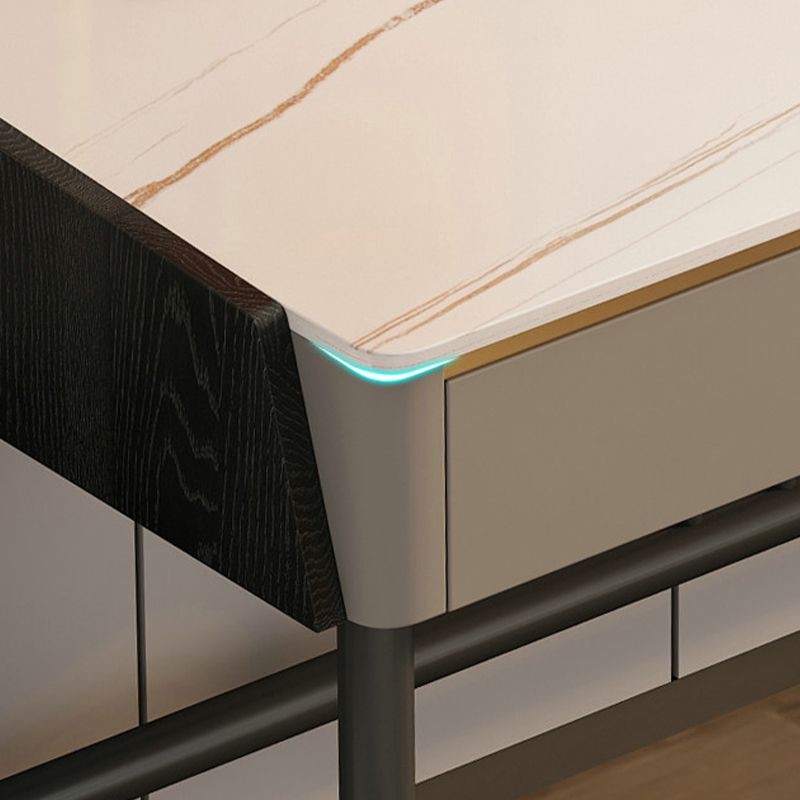 Modern Style Stone Office Desk Rectangular Shape Task Desk with 4-Legs for Home Clearhalo 'furn' 'furn_office_desk' 'Furniture' 'Office Desks' 'Office Furniture' 'office_desk' 1200x1200_29ed497e-7975-4bb6-9dd6-030de05d1610