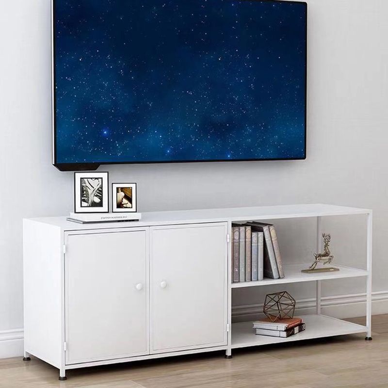 12.99 "W TV Stand Open Storage Industrial Style Console