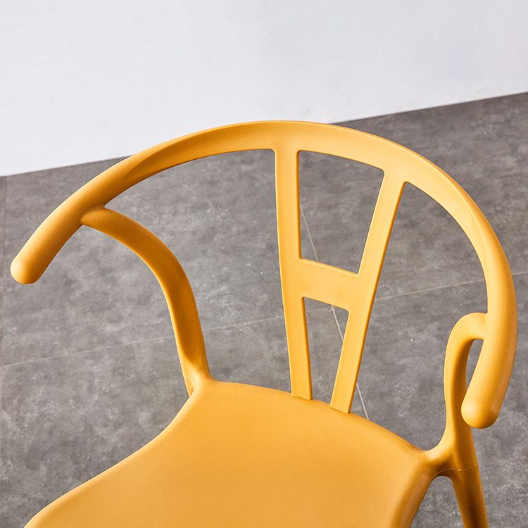 Modern Style Plastic Dining Chairs Stackable Dining Chairs for Kitchen Clearhalo ' kitchen&dining_furn' 'Dining Chairs' 'Dining Tables & Seating' 'dining_chair' 'furn' 'furn_dining_chair' 'Furniture' 'furniture_dining_chair' 'Kitchen & Dining Furniture' 'kitchen' 1200x1200_29ef2c44-0494-4efa-adf5-a6ffa2783a89