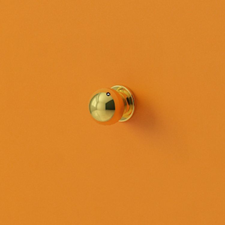 6-schädiger Holz Sideboard 47,5 "l modernes Orangenbuffet für Esszimmer