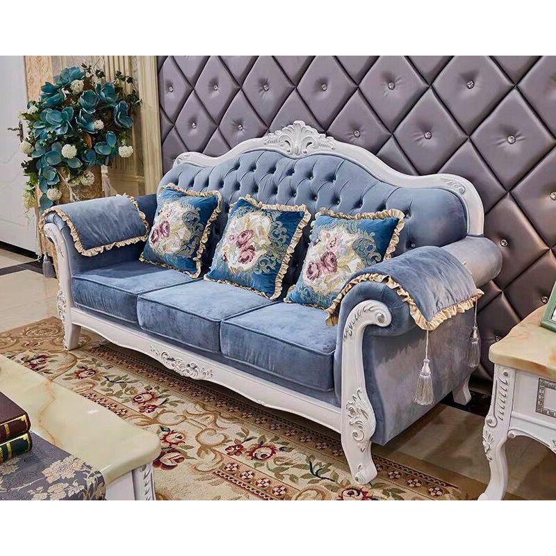 Traditional Rolled Arm Sofa Tufted Back Couch with Removable Cushions for Three People Clearhalo 'Furniture' 'furniture_sofas' 'Living Room Furniture' 'Sofa' 'sofas' 1200x1200_29effb62-fdfe-4c1d-842e-178098e100b6