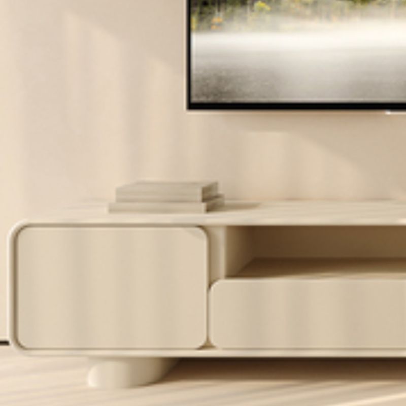 Engineered Wood Contemporary TV Console Beige Open Storage Media Console Clearhalo 'furn' 'furn_tv_stands_entertainment_centers' 'Furniture' 'Living Room Furniture' 'TV Stands & Entertainment Centers' 'TV Stands & Media Storage Furniture' 'tv_stands_entertainment_centers' 1200x1200_29f10274-8ef7-4977-be5a-6e4dd7b616fe