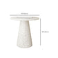 White Pedestal Coffee Table Round Coffee Table for Living Room