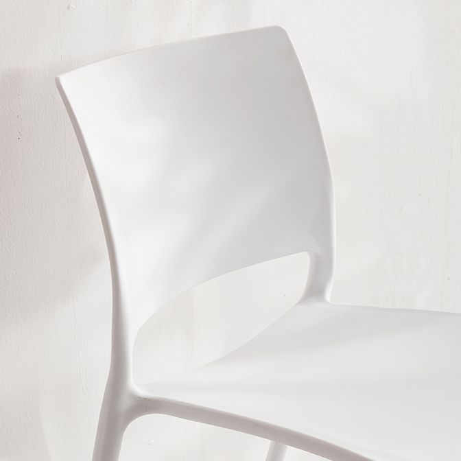 Nordic Chair Dining Armless Chair for Kitchen with Plastic Legs Clearhalo 'Dining Chairs' 'Dining Tables & Seating' 'dining_chair' 'furn' 'furn_dining_chair' 'Furniture' 'furniture_dining_chair' 'Kitchen & Dining Furniture' 1200x1200_29f60cd1-9c07-4f73-85c7-897b128fecda