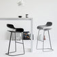 Contemporary Footrest Low Back Barstool Plastic Matte Finish Coffee Shop Stool Clearhalo 'Bar Furniture' 'Bar Stools' 'bar_stools' 'furn' 'furn_bar_stools' 'Furniture' 'furniture_bar_stools' 'Kitchen & Dining Furniture' 1200x1200_29f6b4e9-55ef-4185-b26e-b1c4171d073d
