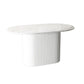 Oval White Tone Dining Table Luxury Pedestal Table for Dining Room Clearhalo ' dining_table' 'Dining Tables & Seating' 'Dining Tables' 'furn' 'furn_dining_table' 'Furniture' 'furniture_dining_table' 'Kitchen & Dining Furniture' 'kitchen&dining_furn' 'kitchen' 'kitchen_dining_table' 1200x1200_29f8234c-9b3e-4f7e-a540-4fa93659192c