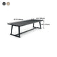 Pine Wood Top Dining Table Traditional Luxury Table with Trestle Base Clearhalo 'Dining Tables & Seating' 'Dining Tables' 'dining_table' 'furn' 'furn_dining_table' 'Furniture' 'furniture_dining_table' 'Kitchen & Dining Furniture' 'kitchen' 'kitchen_dining_table' 1200x1200_29f965ea-8ecb-4f4e-a0f2-910d35bc5223