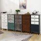 Industrial Bracket Legs Accent Cabinet with Door and Drawers Storage Cabinet Clearhalo 'Cabinets & Chests' 'cabinets_chests' 'furn' 'furn_cabinets_chests' 'Furniture' 'Living Room Furniture' 1200x1200_29fa9c50-2a51-4b28-a501-10c583a09f88