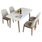 Modern Sintered Stone Dining Table Rectangular Dining Table Set with Solid Wood Base Clearhalo 'Dining Room Sets' 'Dining Tables & Seating' 'dining_room_set' 'furn' 'furn_dining_room_set' 'Furniture' 'furniture_dining_room_set' 'Kitchen & Dining Furniture' 'kitchen&dining_furn' 'kitchen' 1200x1200_29fabfd6-da3c-4a8a-9a5c-7e5782fda24d