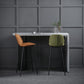 Industrial Wood Pub Table with Specialty Table Top Double Pedestal Table - 41.3" H Clearhalo 'Bar Furniture' 'Bar Tables' 'bar_tables' 'furn' 'furn_bar_tables' 'Furniture' 'furniture_bar_tables' 'Kitchen & Dining Furniture' 1200x1200_29fb20dd-b45d-4667-ba44-9f563d5f1bcf
