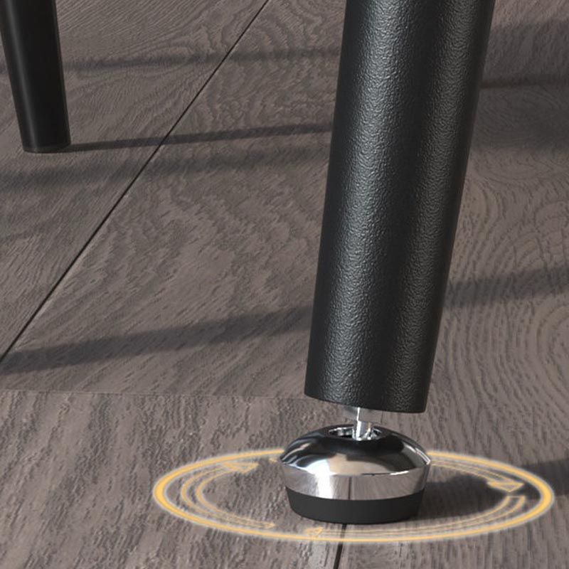 Metal Industrial Rectangle Dining Table Sintered Stone Table with Legs Clearhalo ' dining_table' 'Dining Tables & Seating' 'Dining Tables' 'Furniture' 'furniture_dining_table' 'Kitchen & Dining Furniture' 'kitchen&dining_furn' 'kitchen' 'kitchen_dining_table' 1200x1200_2a02415e-eda4-4ffa-8b89-057dfe39e0e1
