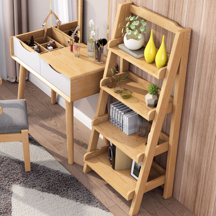 Contemporary Style Ladder Bookcase Wooden Vertical Book Shelf Clearhalo 'Bookcases' 'furn' 'furn_bookcases' 'Furniture' 'furniture_bookcases' 'Office Furniture' 1200x1200_2a049366-17f2-4521-8b47-b27e8cf3a68a