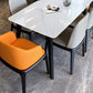 Stone Top Dining Table Rectangle Dining Table with 4 Solid Wood Legs Clearhalo ' dining_table' 'Dining Tables & Seating' 'Dining Tables' 'furn' 'furn_dining_table' 'Furniture' 'furniture_dining_table' 'Kitchen & Dining Furniture' 'kitchen&dining_furn' 'kitchen' 'kitchen_dining_table' 1200x1200_2a04fd23-3f2e-4f4c-8430-33ae025d2afc