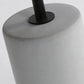 No Distressing End Table Set Modern Round Pedestal Concrete End Table