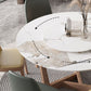 Round Dining Table Set 1/4/5/7 Pcs Solid Wood Frame Dining Table and Chairs Clearhalo 'Dining Room Sets' 'Dining Tables & Seating' 'dining_room_set' 'furn' 'furn_dining_room_set' 'Furniture' 'Kitchen & Dining Furniture' 1200x1200_2a0a5b01-d269-4725-9643-d4847e1fdccc