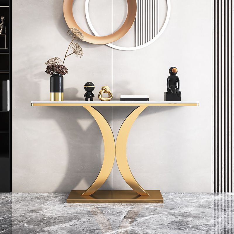 Tabella della console contemporanea da 11 "Tabella della console di rettangolo di rettangolo di rettangolo