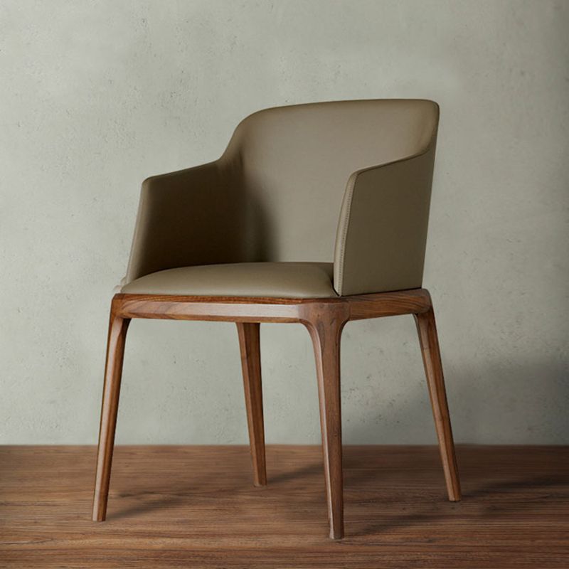 Contemporary Style Wooden Dining Chairs Dining Arm Side Chairs for Kitchen Clearhalo ' kitchen&dining_furn' 'Dining Chairs' 'Dining Tables & Seating' 'dining_chair' 'furn' 'furn_dining_chair' 'Furniture' 'furniture_dining_chair' 'Kitchen & Dining Furniture' 'kitchen' 1200x1200_2a0d23de-ca8a-409b-a70f-dccc91c18562