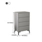 16" D Storage Chest Modern Style Bedroom Storage Chest Dresser in White and Grey Clearhalo 'Bedroom Furniture' 'Dressers & Chests' 'dressers_chests' 'furn' 'furn_dressers_chests' 'Furniture' 1200x1200_2a0db4e2-261b-4a69-9f78-1f2a31bcaf5a